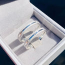 Par de Alianças 3mm de Prata 950 - Orion