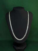 Corrente 1x1 5,2mm 70cm em Prata Italiana 925