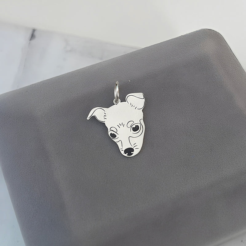 Pingente Personalizável com o Rosto do seu Pet em Prata 925
