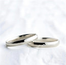 Par de Alianças 3mm em Prata 950 - Elite