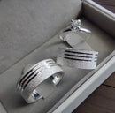 Par de Alianças 10mm de Prata 950 com Anel Solitário - Soft