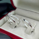 Par de Alianças 2,5mm de Prata 950 com Anel Solitário Cravejado - Jade