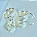 Par de Alianças 10mm de Prata 950 com Anel Solitário - Saffron