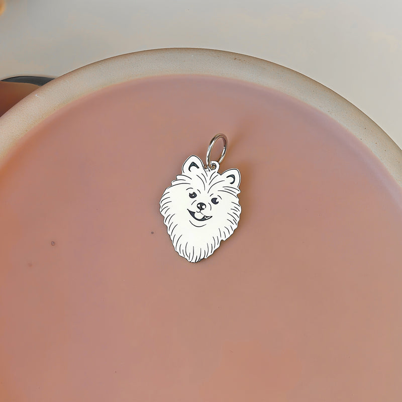 Pingente Personalizável com o Rosto do seu Pet em Prata 925