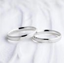 Par de Alianças 2,5mm em Prata 950 - Nyla