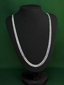 Corrente 1x1 6mm 70cm em Prata Italiana 925