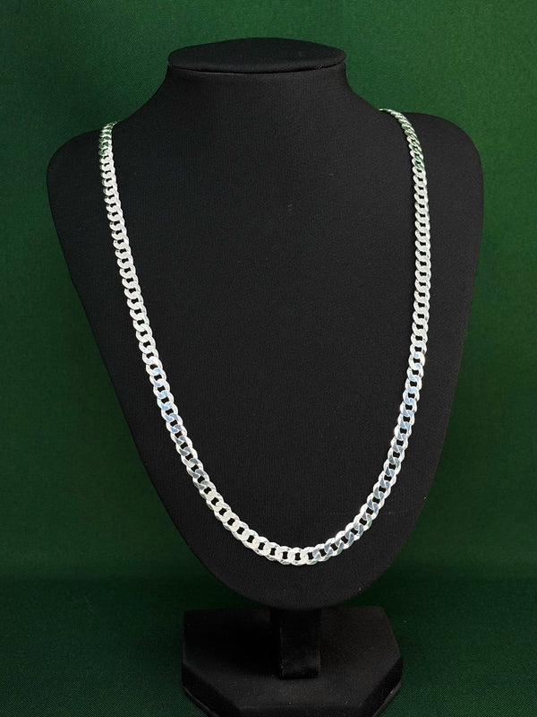 Corrente 1x1 6mm 70cm em Prata Italiana 925