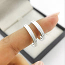 Par de Alianças 3mm em Prata 950 - Atlas