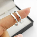 Par de Alianças 2mm de Prata 950 - Vitta