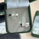 Par de Alianças 3,5mm em Prata 950 com Anel Solitário - Quasar