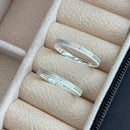 Par de Alianças 2,5mm de Prata 950 - Sakura