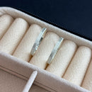 Par de Alianças 2,5mm de Prata 950 - Sakura