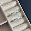 Par de Alianças 2,5mm de Prata 950 - Sakura