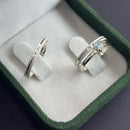 Par de Alianças 2mm de Prata 950 com Anel Solitário - Arcadia