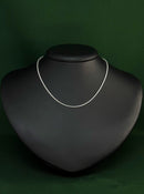 Colar Pipoca 1,8mm 45cm em Prata Italiana 925