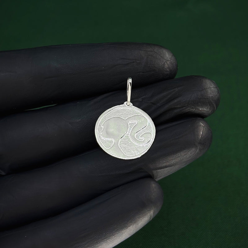 Pingente Barbie Redondo (P) em Prata 925