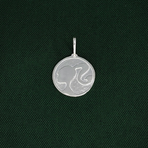 Pingente Barbie Redondo (P) em Prata 925