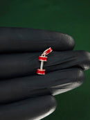 Berloque Halter de Academia em Prata 925