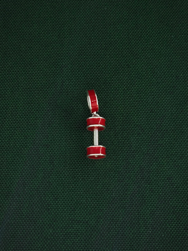 Berloque Halter de Academia em Prata 925