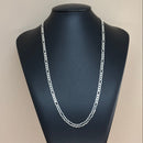 Corrente 3x1 5,2mm 70cm em Prata Italiana 925