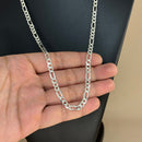 Corrente 3x1 5,2mm 70cm em Prata Italiana 925