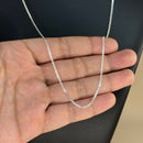 Corrente Tampa de Latinha 1,6mm 70cm em Prata Italiana 925