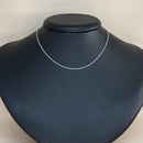 Colar Veneziano 0,8mm 40cm em Prata Italiana 925
