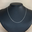 Colar Veneziano 0,8mm 50cm em Prata Italiana 925