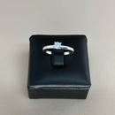 Anel Solitário Tradicional em Prata 950