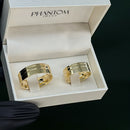 Par de Alianças 7mm Banhado a Ouro 18k - Cyra