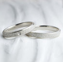 Par de Alianças 3mm em Prata 950 - Astrid