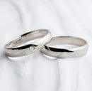 Par de Alianças 3,5mm de Prata 950 - Lumina