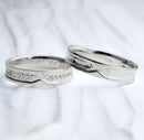Par de Alianças 5mm de Prata 950 - Phantasia