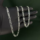 Corrente 3x1 5,8mm 70cm em Prata Italiana 925