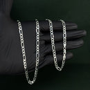 Corrente 3x1 5,2mm 70cm em Prata Italiana 925