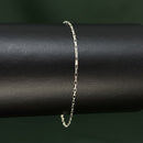 Pulseira Cadeado Palito 1,2mm em Prata Italiana 925