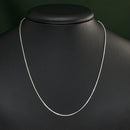 Colar Veneziano 0,8mm 50cm em Prata Italiana 925