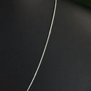 Colar Veneziano 0,8mm 50cm em Prata Italiana 925