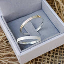 Par de Alianças 2,5mm de Prata 950 - Slim