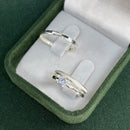 Par de Alianças 2mm em Prata 950 - Áurea