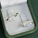 Par de Alianças 2mm em Prata 950 - Áurea