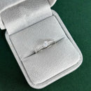 Anel Solitário Cravejado em Prata 950