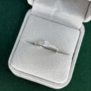 Anel Solitário Cravejado em Prata 950