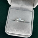 Anel Solitário Tradicional em Prata 950