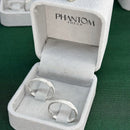 Par de Alianças 2,5mm de Prata 950 - Marfim