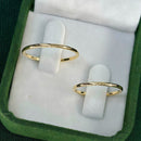 Par de Alianças 1,5mm Banhada a Ouro 18k - Athena