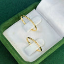 Par de Alianças 1,5mm Banhada a Ouro 18k - Athena