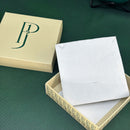 Caixinha Universal Phantom Joias 10x10cm - Bege e Verde Escuro