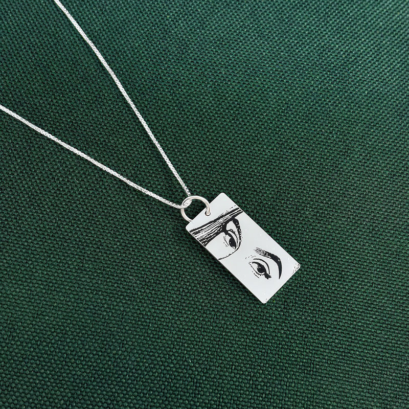 Pingente Olhar Personalizado II em Prata 950