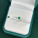 Par de Alianças 2,5mm de Prata 950 com Anel Solitário Cravejado - Viora II